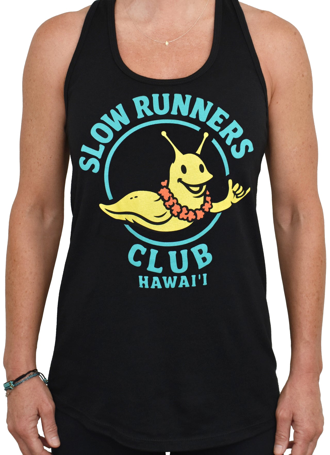 Women's 'Slow Runners Club - HI Edition' Racerback Tank