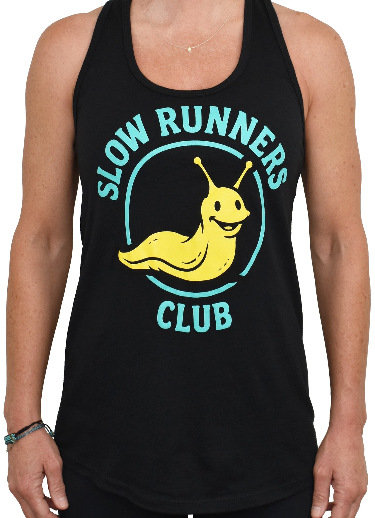Women's 'Slow Runners Club' Racerback Tank