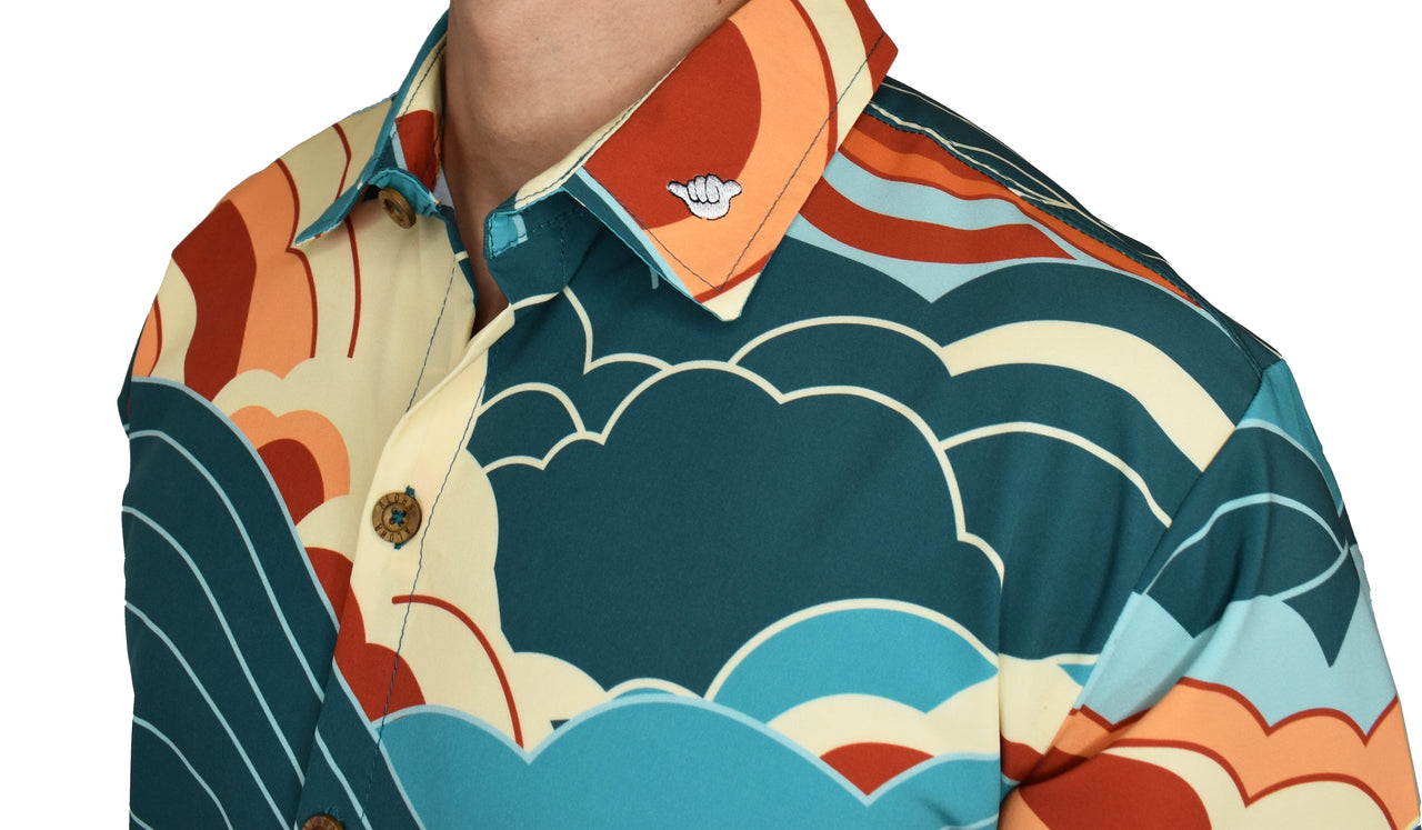 'SunKiss' ULTRA Aloha (Hawaiian) Shirt