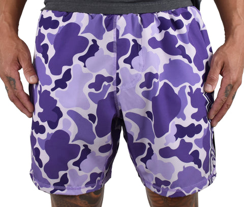 Men's 'Duck Camo Tiki' Blended Hybrid Shorts