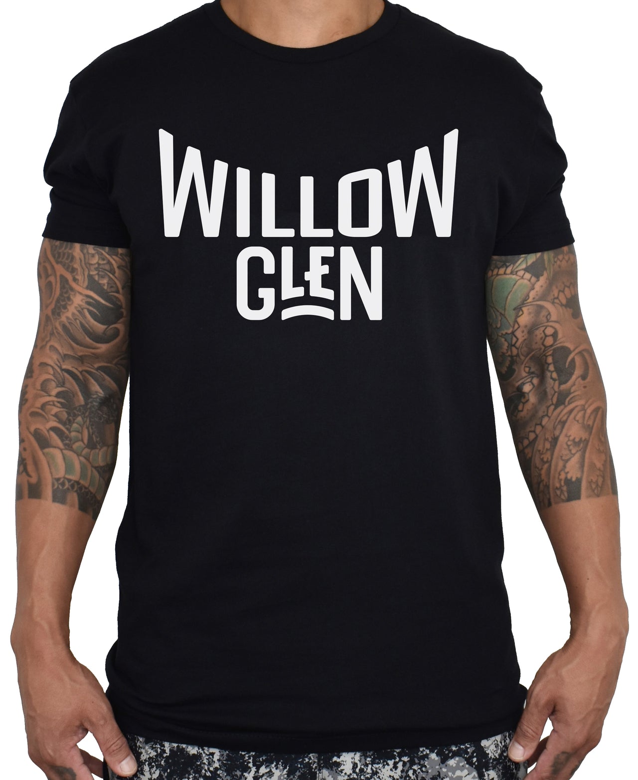 Men's 'Willow Glen' Tee - Black/White