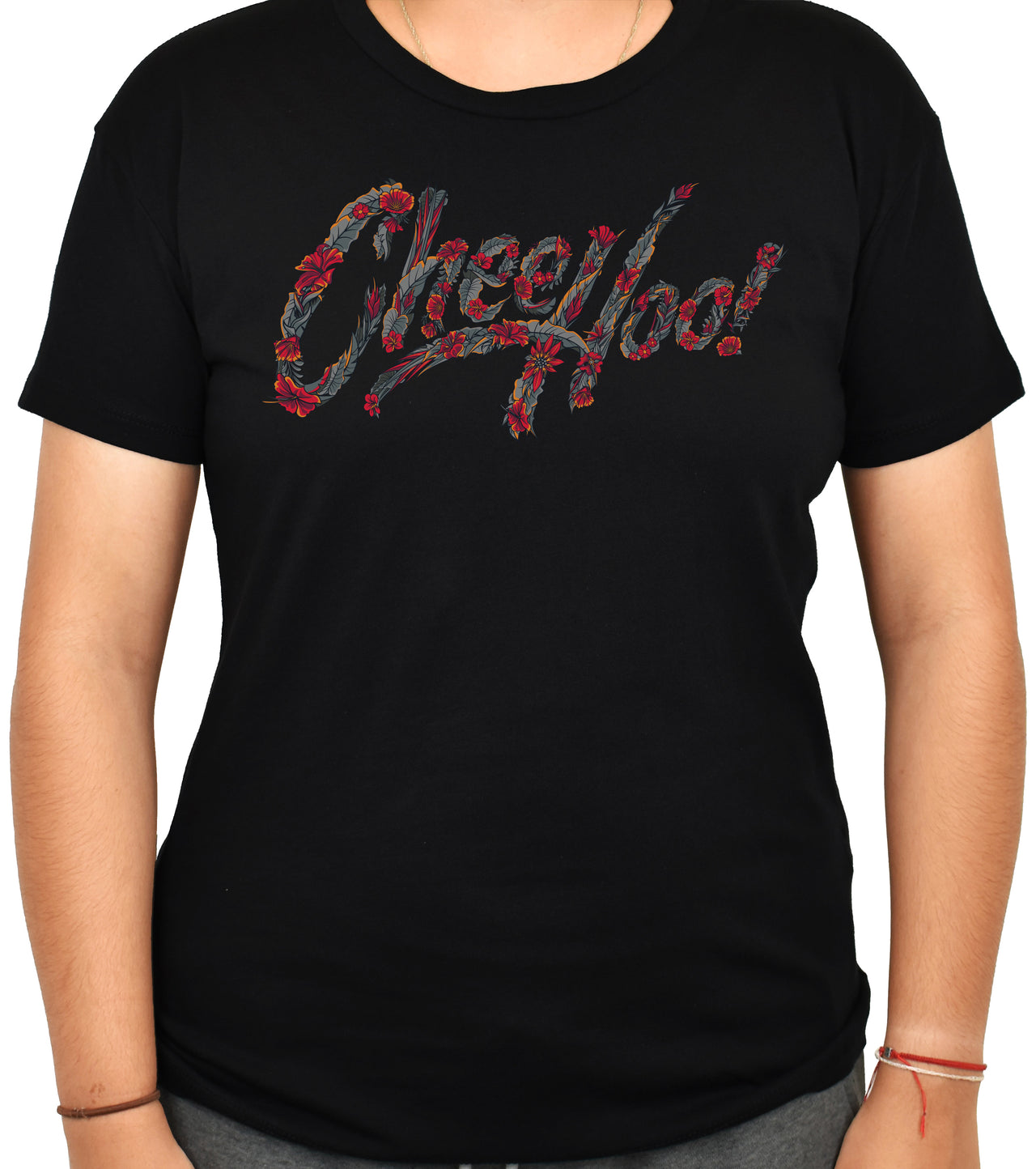 WOMEN'S 'CheeHoo' RED Tee - PRE-ORDER. ITEM SHIPS 11.03