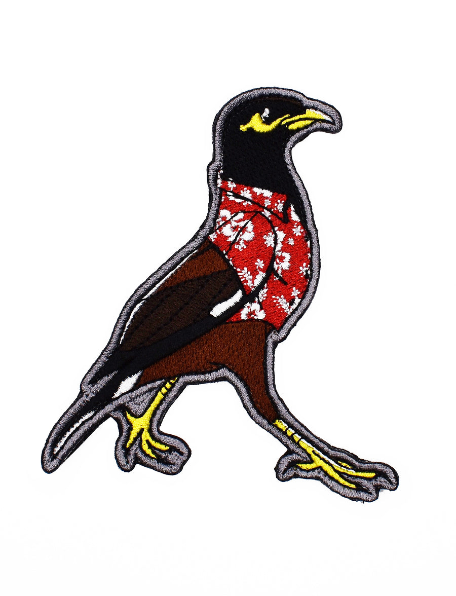 Embroidered 'Aloha Friday - Myna' Patch