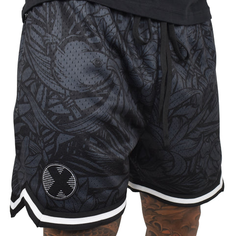 Men's 'Charcoal Ohana' *NEW* 5" Hoop Shorts