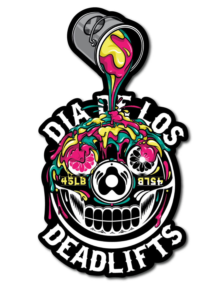 DECONSTRUCTED 'Dia de los Deadlifts' - Sticker