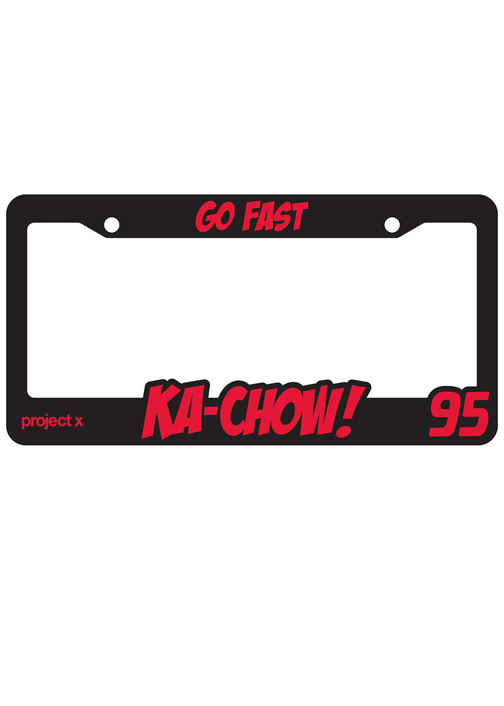 GO FAST!' License Plate Frame