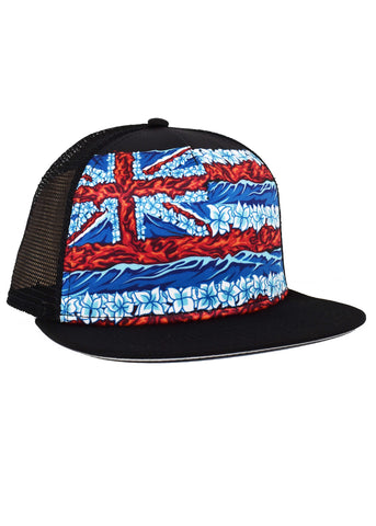 'Mauka to Makai HI Flag' Trucker Hat