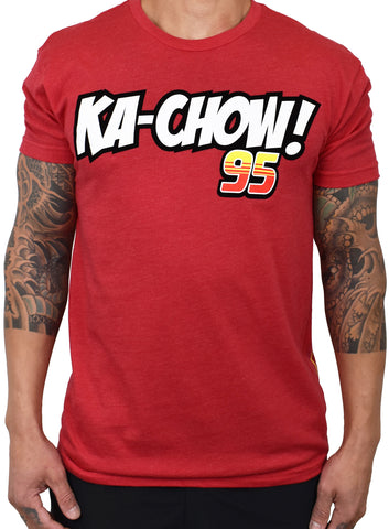 Men's 'Go Fast' Ka-Chow! Tee - Red