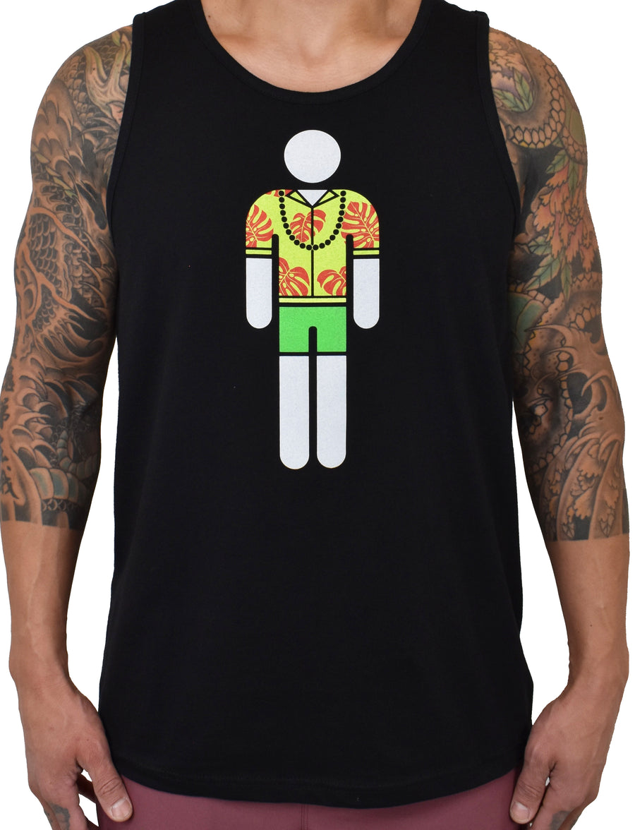 Men's 'Kane' Black Tank