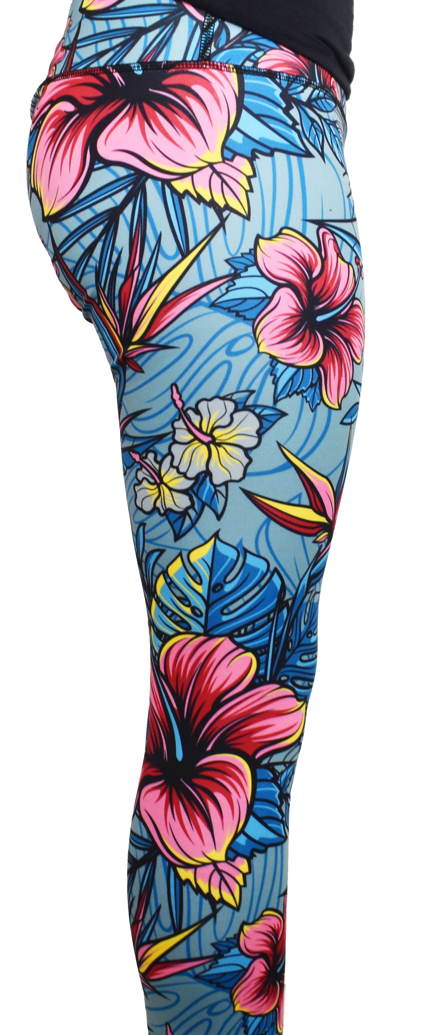 hibiscus leggings