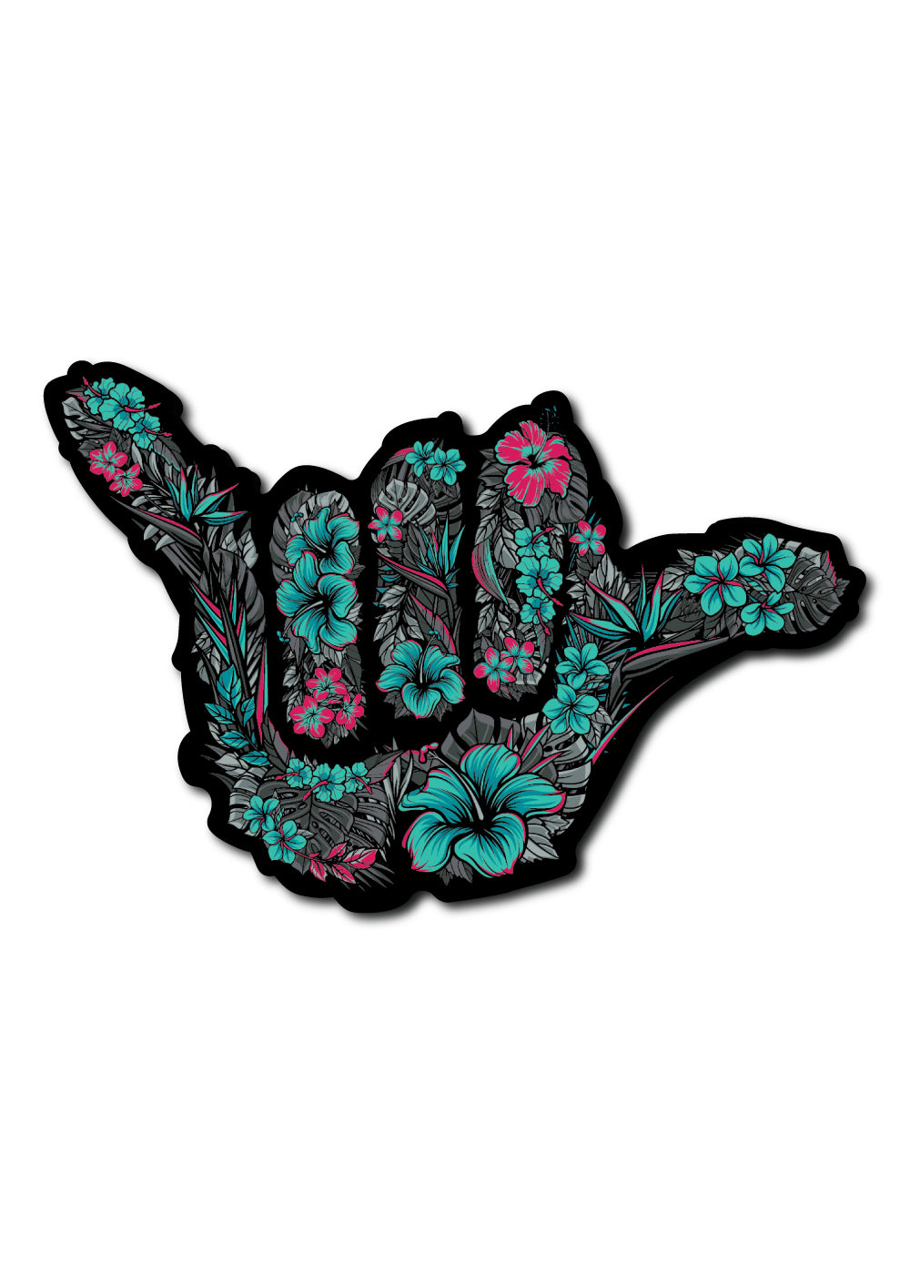 'S-biscus Shaka' Sticker