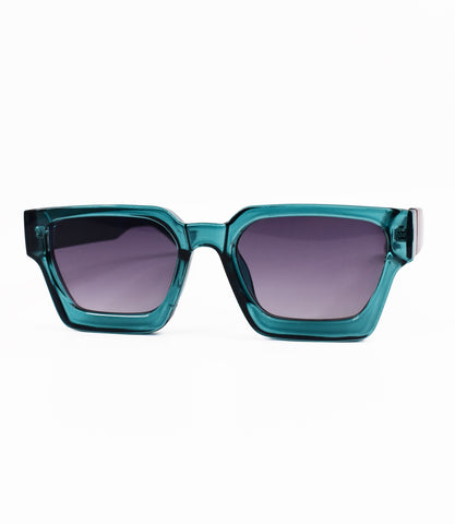 'Sarape' Chunky Teal Sunglasses