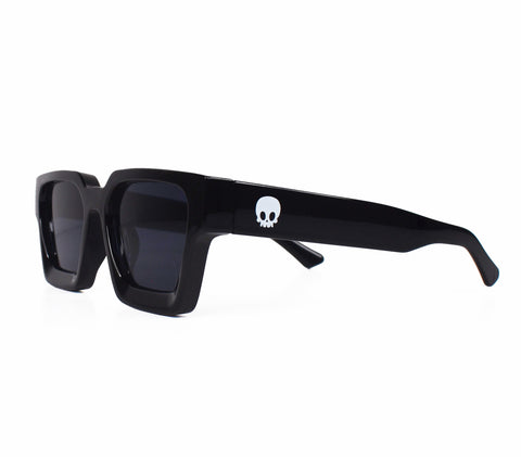 'Skull' Chunky Black Sunglasses